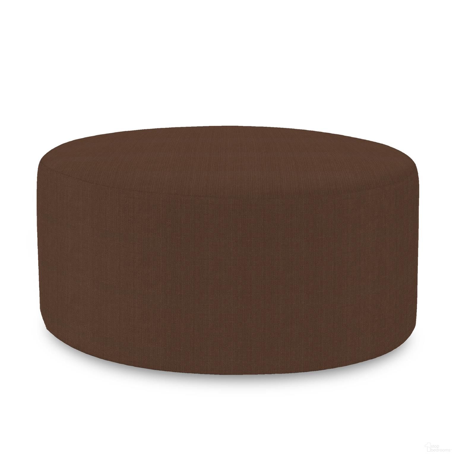 The appearance of Universal 36 Inch Round Sterling In Chocolate designed by Howard Elliott in the modern / contemporary interior design. This chocolate piece of furniture was selected by 1StopBedrooms from Sterling Universal Collection to add a touch of cosiness and style into your home. Sku: 132-202. Material: Polyester.