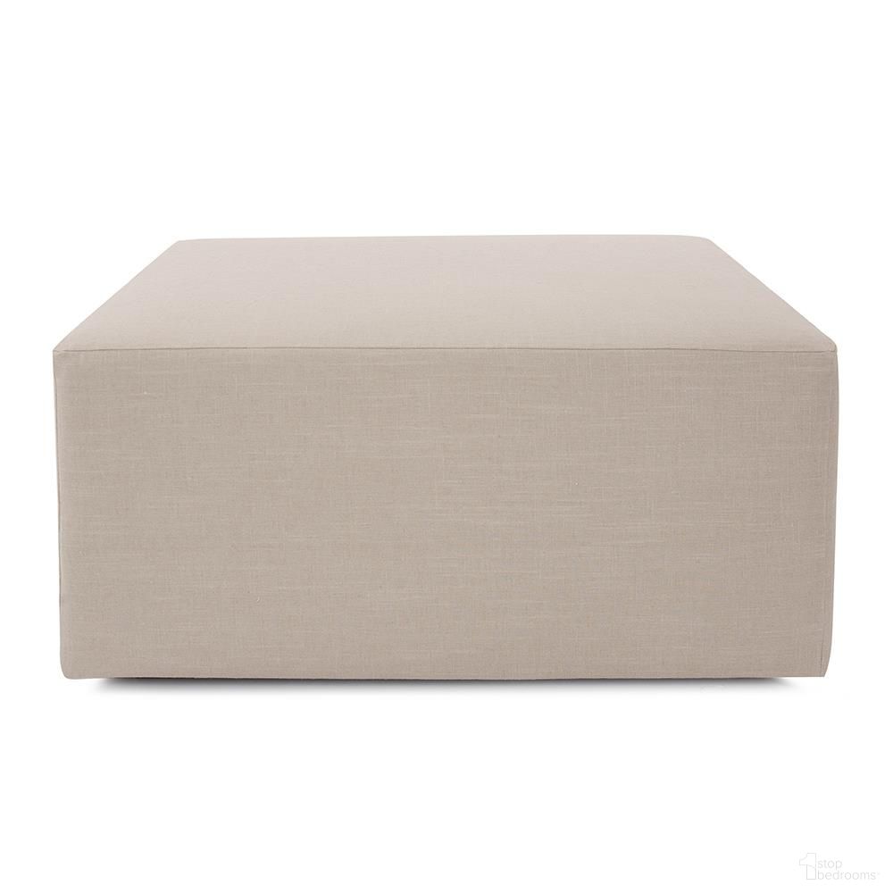 Universal 36 Inch Square Cover Linen Slub (Cover Only) In Natural