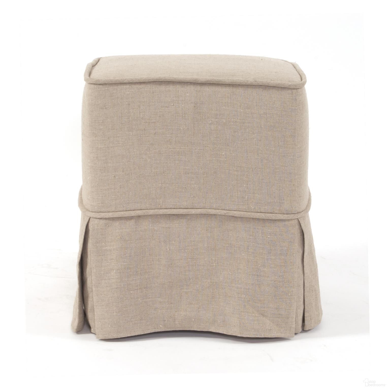 The appearance of Universal Cube Cover Linen Slub - Skirted (Cover Only) In Natural designed by Howard Elliott in the modern / contemporary interior design. This natural piece of furniture was selected by 1StopBedrooms from Linen Universal Collection to add a touch of cosiness and style into your home. Sku: C128-610S. Material: Linen.