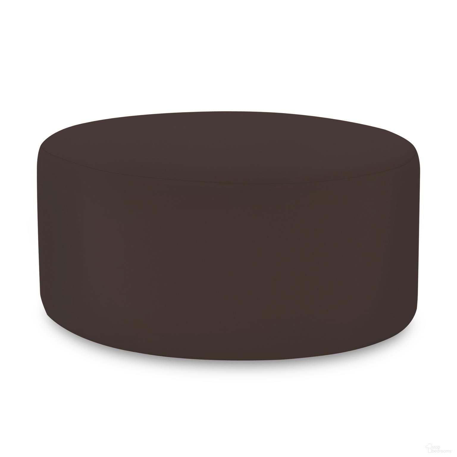 The appearance of Universal Round Ottoman Cover Seascape (Cover Only) In Chocolate designed by Howard Elliott in the indoor/outdoor interior design. This chocolate piece of furniture was selected by 1StopBedrooms from Seascape Universal Collection to add a touch of cosiness and style into your home. Sku: QC132-462. Material: Acrylic.