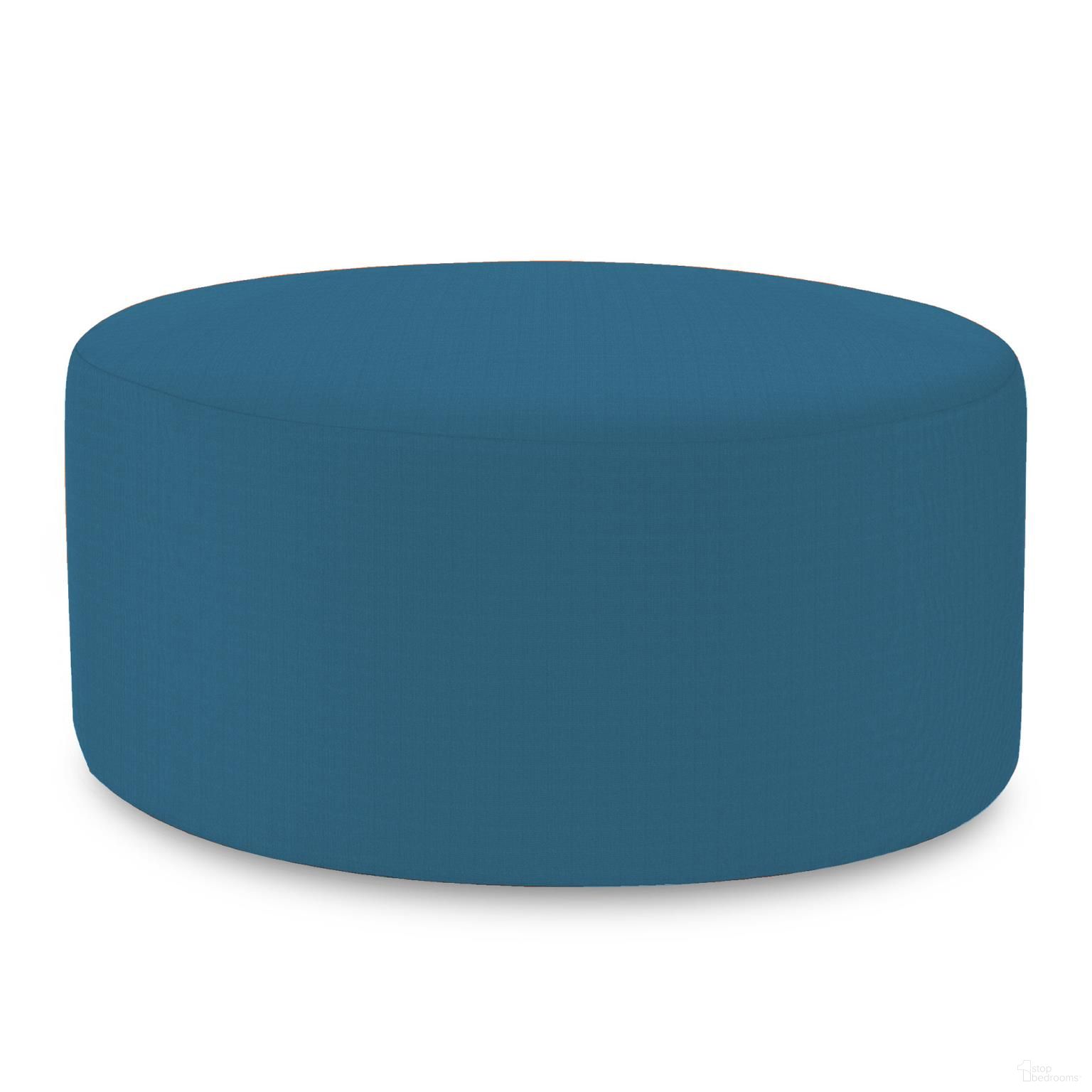 The appearance of Universal Round Ottoman Cover Seascape (Cover Only) In Turquoise designed by Howard Elliott in the modern / contemporary interior design. This turquoise piece of furniture was selected by 1StopBedrooms from Seascape Universal Collection to add a touch of cosiness and style into your home. Sku: QC132-298. Material: Acrylic.