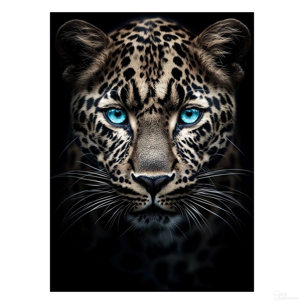 Untamed Look In To My Eyes Frameless Tempered Glass Wall Art In Multi