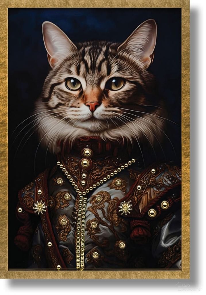Untamed Regal Aristocat Majesty Canvas Wall Art In Multi