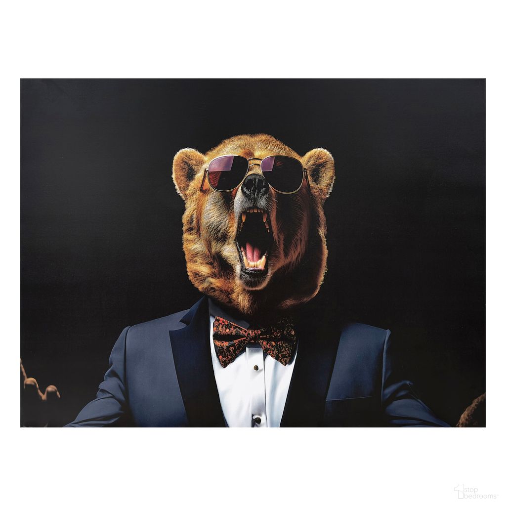 Untamed Urbane Roar Canvas Wall Art In Multi