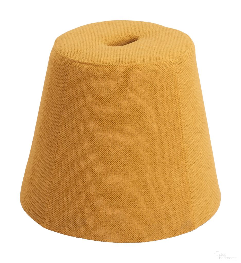 The appearance of Upela Ottoman In Yellow designed by Zuo Modern in the modern / contemporary interior design. This yellow piece of furniture was selected by 1StopBedrooms from Upela Collection to add a touch of cosiness and style into your home. Sku: 110343. Material: Polyester.
