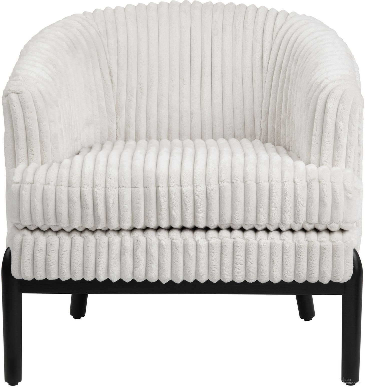 The appearance of Upholstered Accent Chair In Black and White designed by Crestview Collection in the transitional interior design. This black/white piece of furniture  was selected by 1StopBedrooms from  to add a touch of cosiness and style into your home. Sku: CVFZR6150. Material: Polyester.