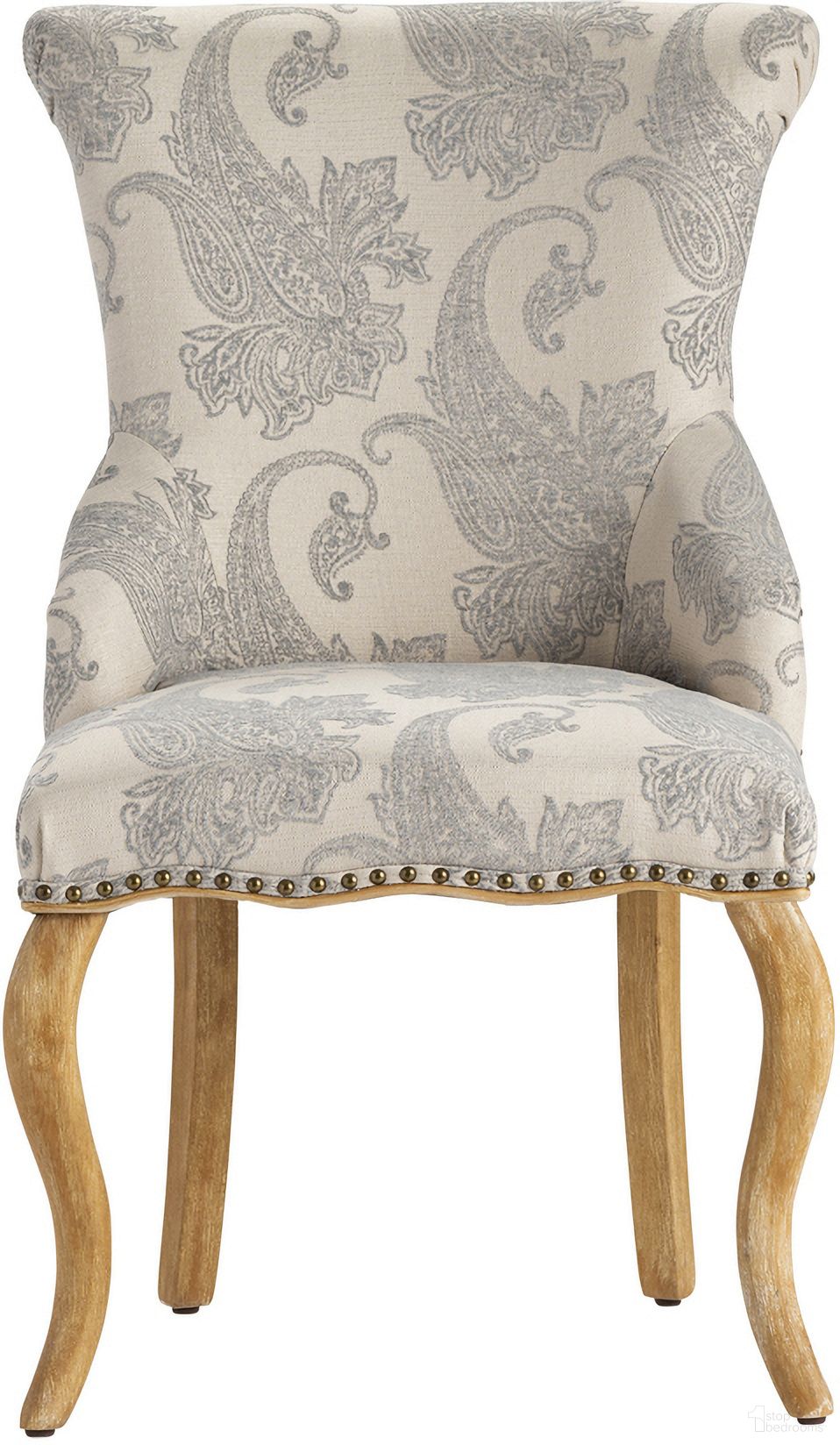 The appearance of Upholstered Accent Chair In Gray and Brown designed by Crestview Collection in the traditional interior design. This gray/brown piece of furniture  was selected by 1StopBedrooms from  to add a touch of cosiness and style into your home. Sku: CVFZR4520. Material: Linen.