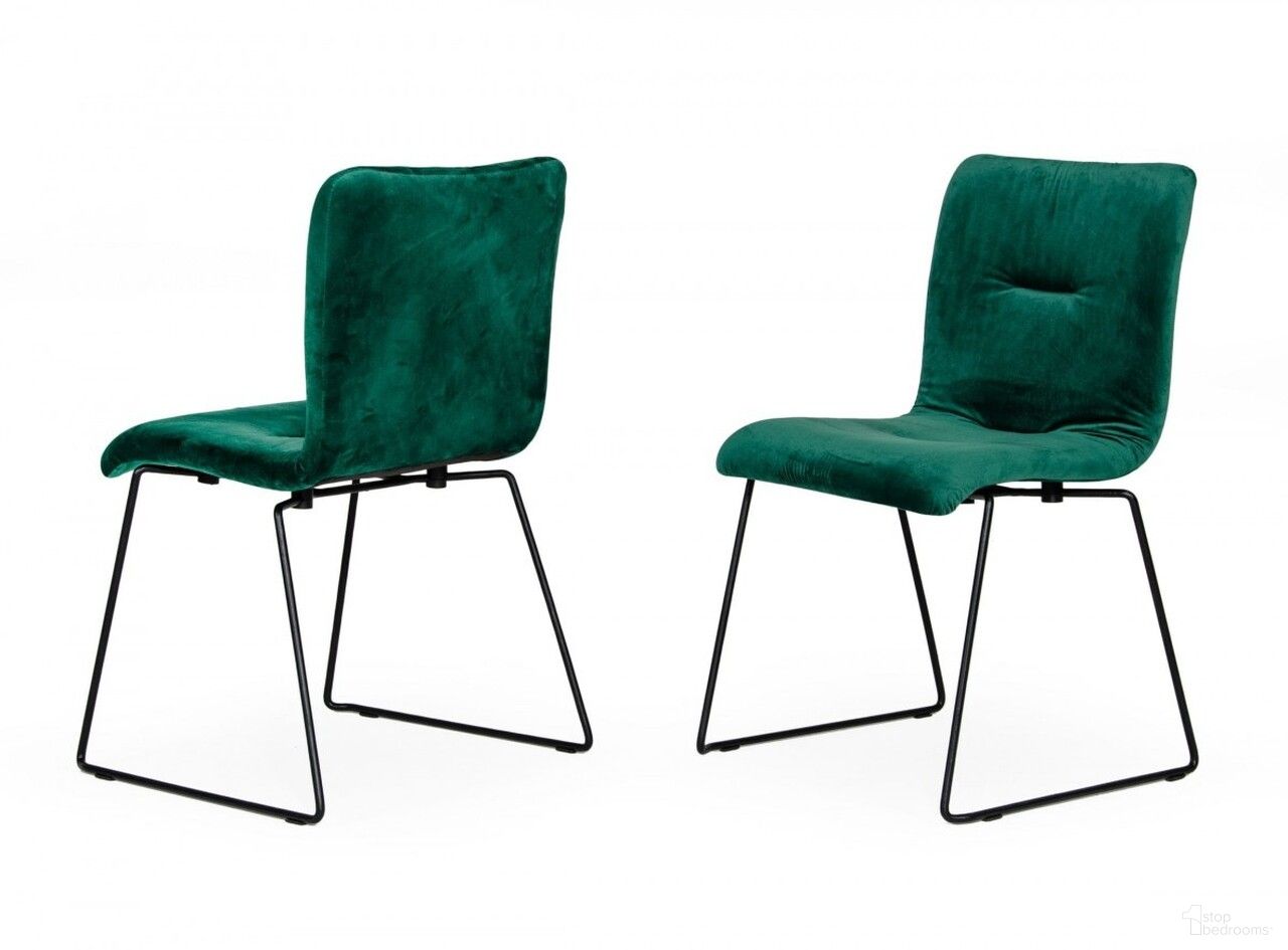 The appearance of Upholstered Fabric Dining Side Chairs Set of 2 In Black and Green designed by Homeroots in the modern / contemporary interior design. This black/green piece of furniture was selected by 1StopBedrooms from to add a touch of cosiness and style into your home. Sku: 472207. Material: Fabric. Chair Type: Side Chair.