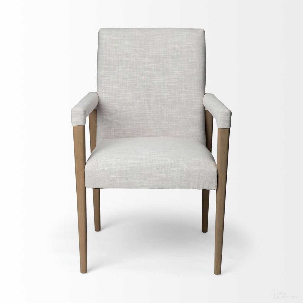 The appearance of Upholstered Fabric King Louis Back Dining Arm Chair In Brown and Cream designed by Homeroots in the traditional interior design. This brown and cream piece of furniture was selected by 1StopBedrooms from to add a touch of cosiness and style into your home. Sku: 380408. Material: Fabric. Chair Type: Arm Chair.