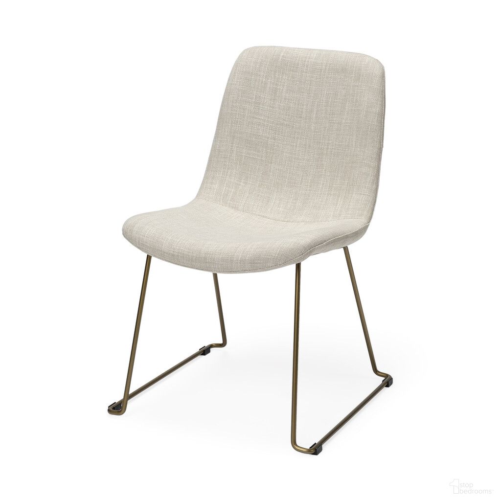 The appearance of Upholstered Fabric Side Chairs Set of 2 In Cream and Gold designed by Homeroots in the modern / contemporary interior design. This cream/gold piece of furniture was selected by 1StopBedrooms from to add a touch of cosiness and style into your home. Sku: 380431. Material: Fabric. Chair Type: Side Chair.