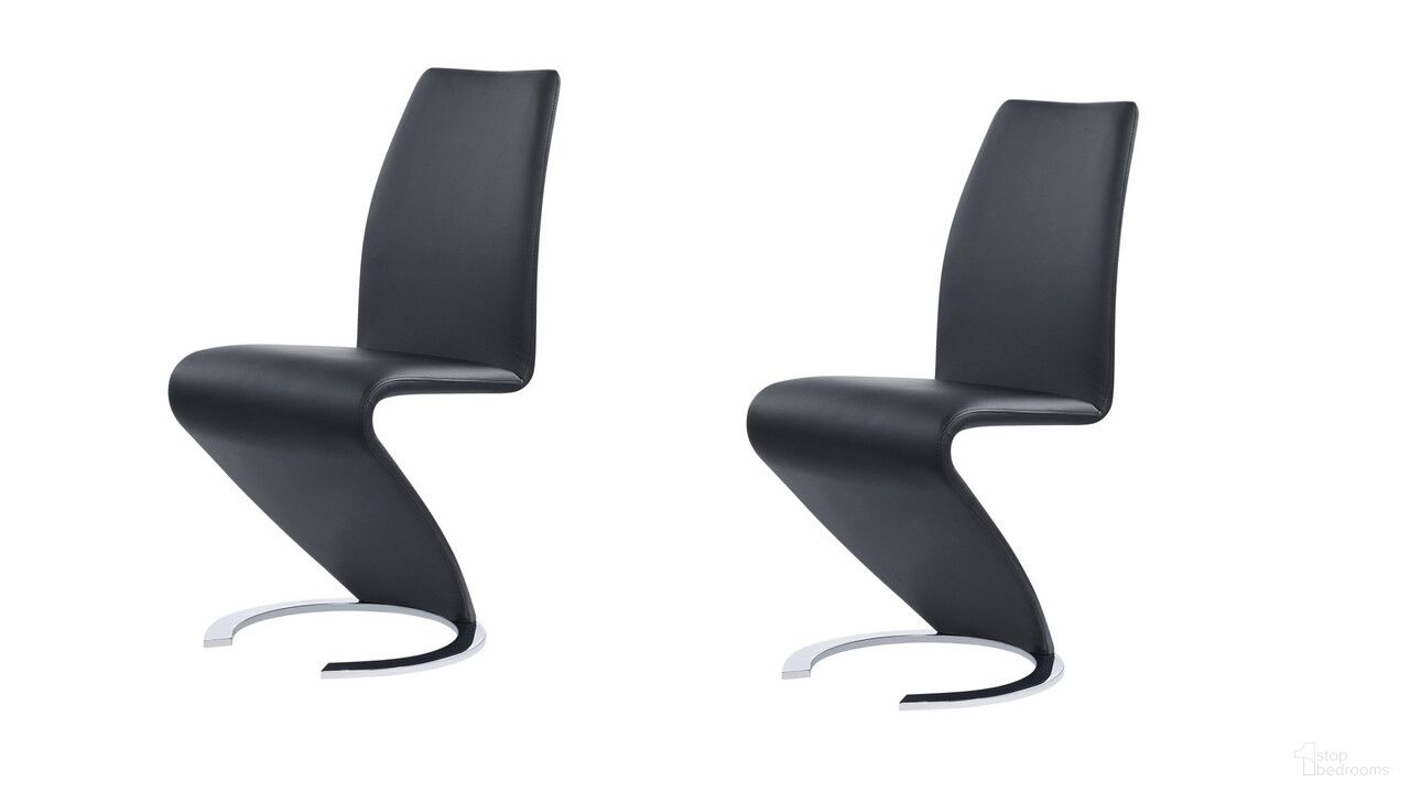 The appearance of Upholstered Faux Leather Dining Parsons Chairs Set of 2 In Silver and Black designed by Homeroots in the modern / contemporary interior design. This silver and black piece of furniture was selected by 1StopBedrooms from to add a touch of cosiness and style into your home. Sku: 383956. Material: Faux Leather. Chair Type: Side Chair.