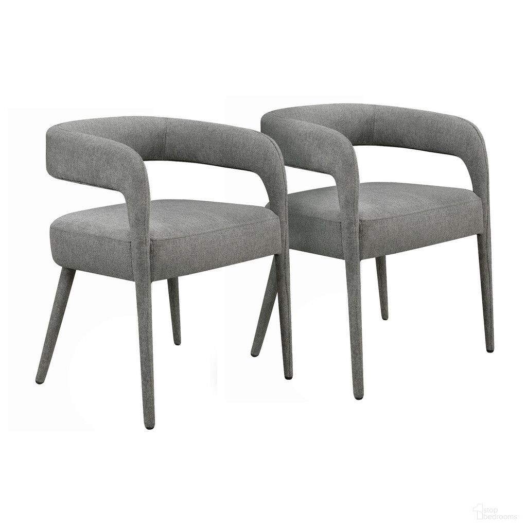 The appearance of Upholstered Linen Open Back Dining Side Chairs Set of 2 In Dark Gray designed by Homeroots in the modern / contemporary interior design. This dark gray piece of furniture was selected by 1StopBedrooms from to add a touch of cosiness and style into your home. Sku: 558311. Material: Linen. Chair Type: Side Chair.