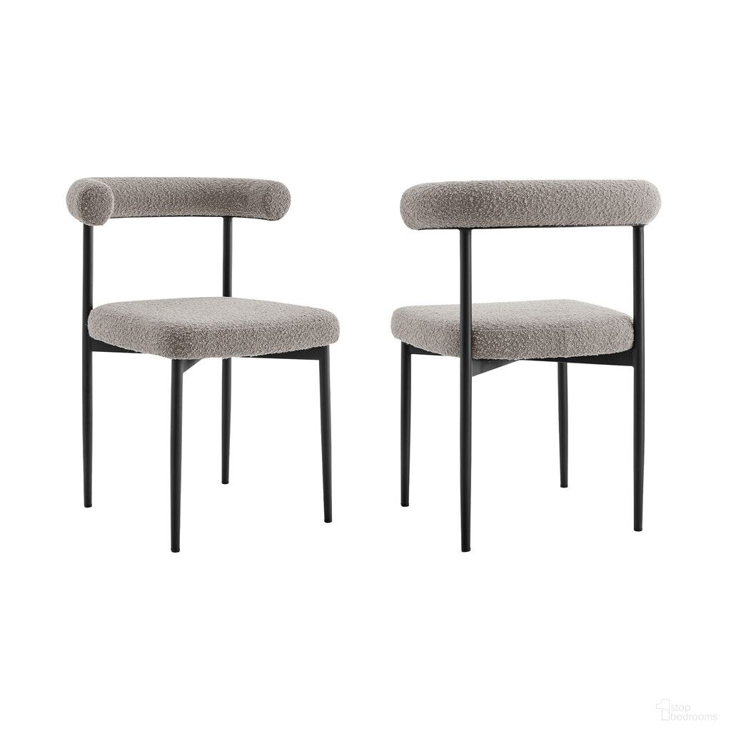 The appearance of Upholstered Polyester Open Back Dining Side Chairs Set of 2 In Gray and Black designed by Homeroots in the modern / contemporary interior design. This gray and black piece of furniture was selected by 1StopBedrooms from to add a touch of cosiness and style into your home. Sku: 569406. Material: Polyester. Chair Type: Side Chair.