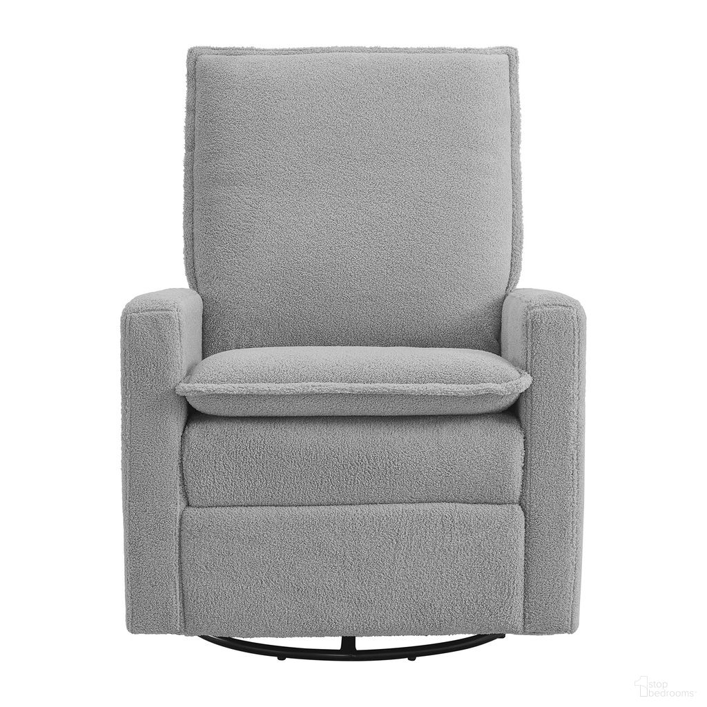 Uptown Glider/Recliner In Boucle Koala Gray