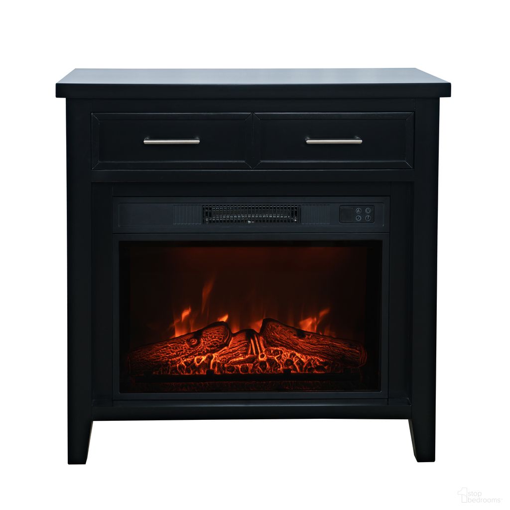 The appearance of Urban Icon 32 Inch Electric Fireplace Console TV Stand In Black designed by Jofran in the modern / contemporary interior design. This black piece of furniture  was selected by 1StopBedrooms from Urban Icon Collection to add a touch of cosiness and style into your home. Sku: 2001-FP32. Material: Acacia.