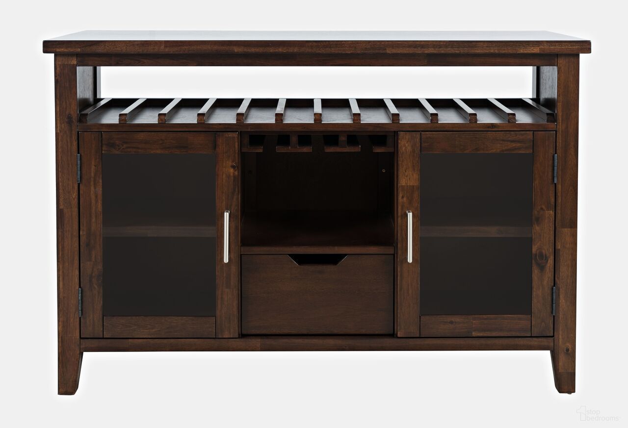 The appearance of Urban Icon 48 Inch Buffet Server with Wine Rack and Stemware Rack In Merlot designed by Jofran in the modern / contemporary interior design. This merlot piece of furniture was selected by 1StopBedrooms from Urban Icon Collection to add a touch of cosiness and style into your home. Sku: 2005-48. Material: Acacia.