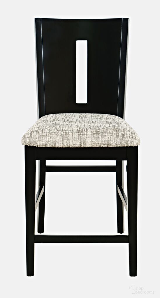 The appearance of Urban Icon Slotback Upholstered Counter Stool Set of 2 In Black designed by Jofran in the modern / contemporary interior design. This black piece of furniture was selected by 1StopBedrooms from Urban Icon Collection to add a touch of cosiness and style into your home. Sku: 2004-BS410KD. Material: Acacia.
