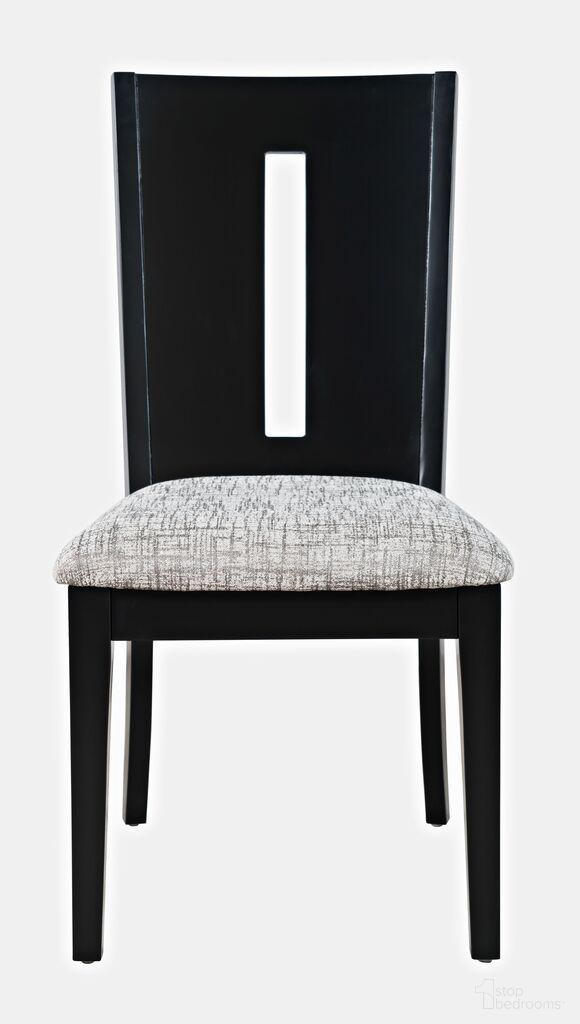 The appearance of Urban Icon Slotback Upholstered Dining Chair Set of 2 In Black designed by Jofran in the modern / contemporary interior design. This black piece of furniture  was selected by 1StopBedrooms from Urban Icon Collection to add a touch of cosiness and style into your home. Sku: 2004-390KD. Material: Acacia. Chair Type: Side Chair.