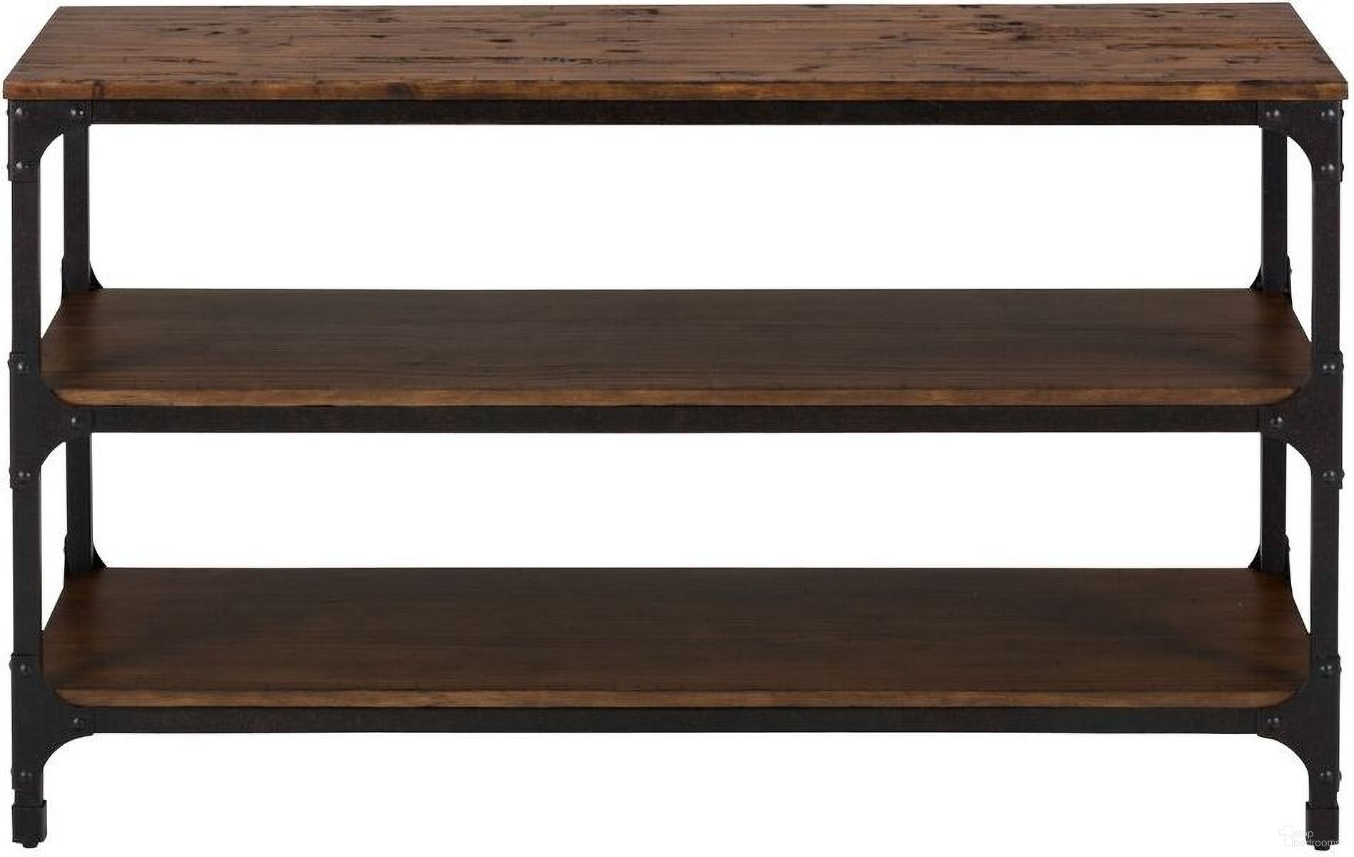 The appearance of Urban Sofa Table In Light Brown designed by Jofran in the industrial interior design. This light brown piece of furniture  was selected by 1StopBedrooms from Urban Collection to add a touch of cosiness and style into your home. Sku: 785-4. Material: MDF.