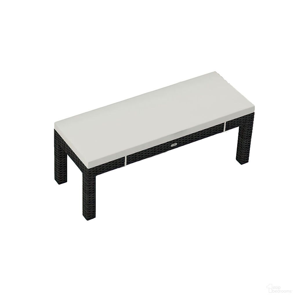 Urbana 2-Seater Dining Bench In Canvas Natural and Coffee Bean