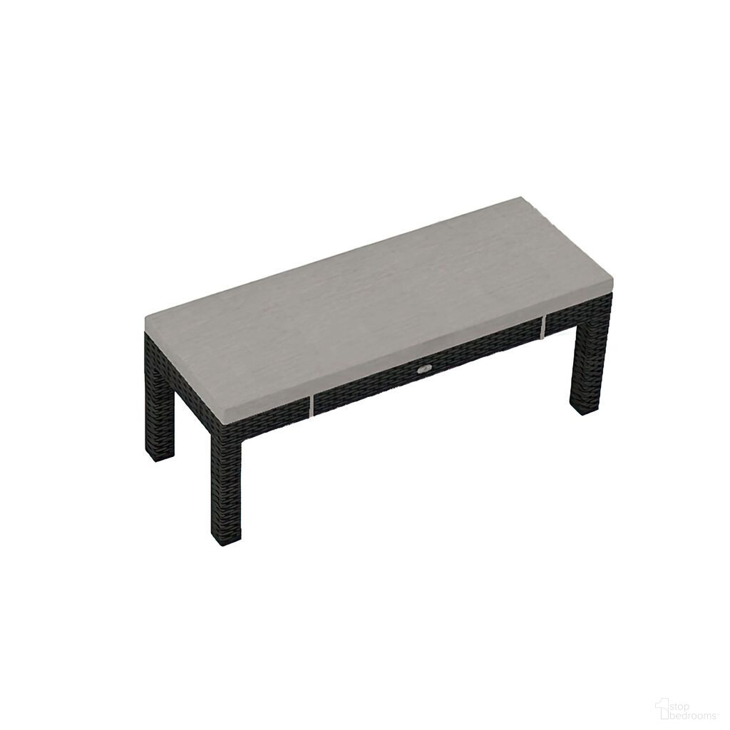 Urbana 2-Seater Dining Bench In Cast Silver and Coffee Bean