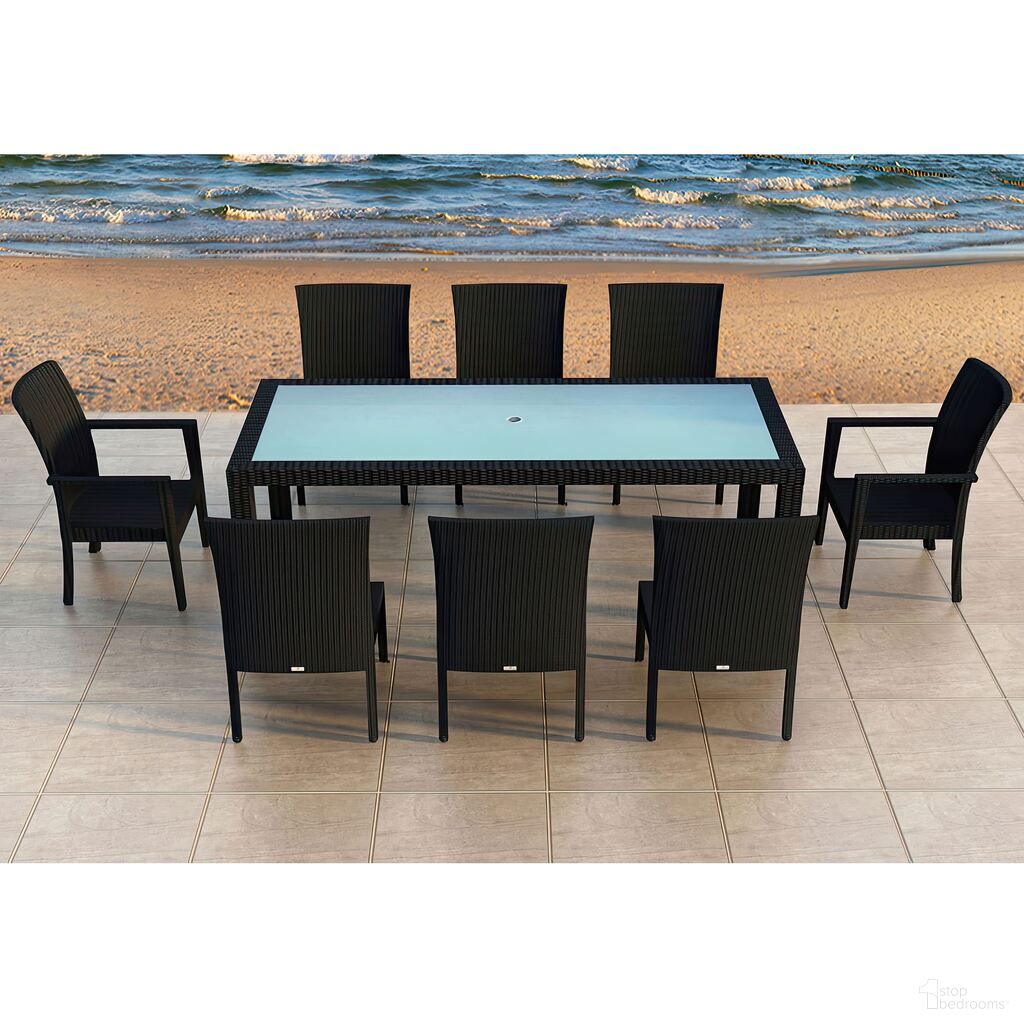 The appearance of Urbana 9 Piece Dining Set In Coffee Bean designed by Harmonia Living in the modern / contemporary interior design. This coffee bean piece of furniture was selected by 1StopBedrooms from Urbana Collection to add a touch of cosiness and style into your home. Sku: HL-URBN-CB-9DS-NC. Table Base Style: Legs. Table Top Shape: Rectangular. Material: Polyethylene.