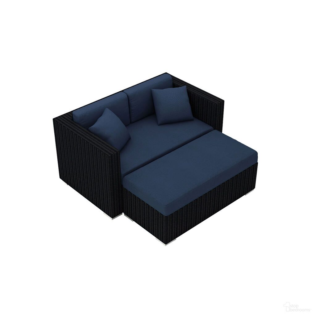 The appearance of Urbana Day Lounger In Spectrum Indigo and Coffee Bean designed by Harmonia Living in the modern / contemporary interior design. This spectrum indigo/coffee bean piece of furniture  was selected by 1StopBedrooms from Urbana Collection to add a touch of cosiness and style into your home. Sku: HL-URBN-CB-DL-IN. Material: Polyethylene.