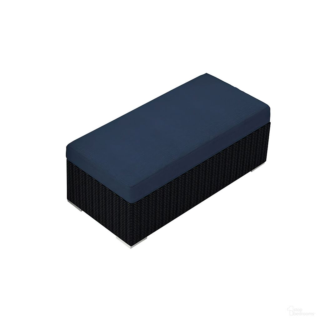 The appearance of Urbana Double Ottoman In Spectrum Indigo and Coffee Bean designed by Harmonia Living in the modern / contemporary interior design. This spectrum indigo/coffee bean piece of furniture  was selected by 1StopBedrooms from Urbana Collection to add a touch of cosiness and style into your home. Sku: HL-URBN-CB-DOT-IN. Material: Polyethylene.
