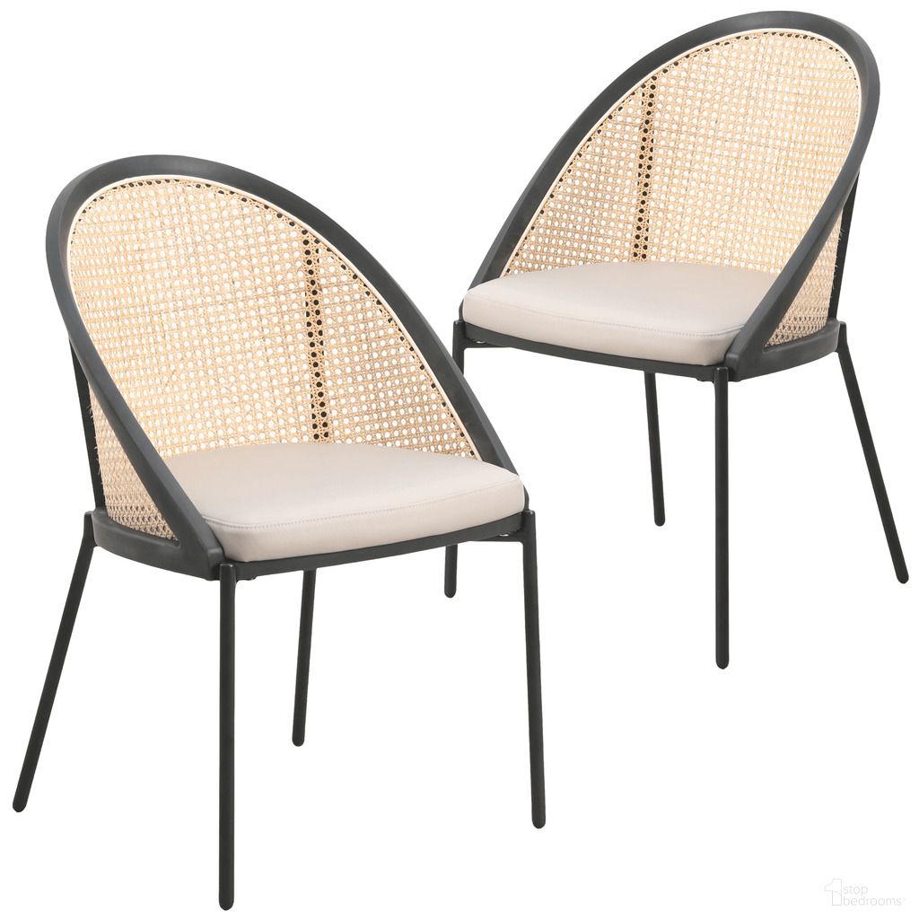 The appearance of Urbane Modern Dining Chair Set of 2 with Wicker Back In Taupe designed by LeisureMod in the modern / contemporary interior design. This taupe piece of furniture was selected by 1StopBedrooms from Urbane Collection to add a touch of cosiness and style into your home. Sku: UC21WTP2. Material: Vinyl. Chair Type: Arm Chair.