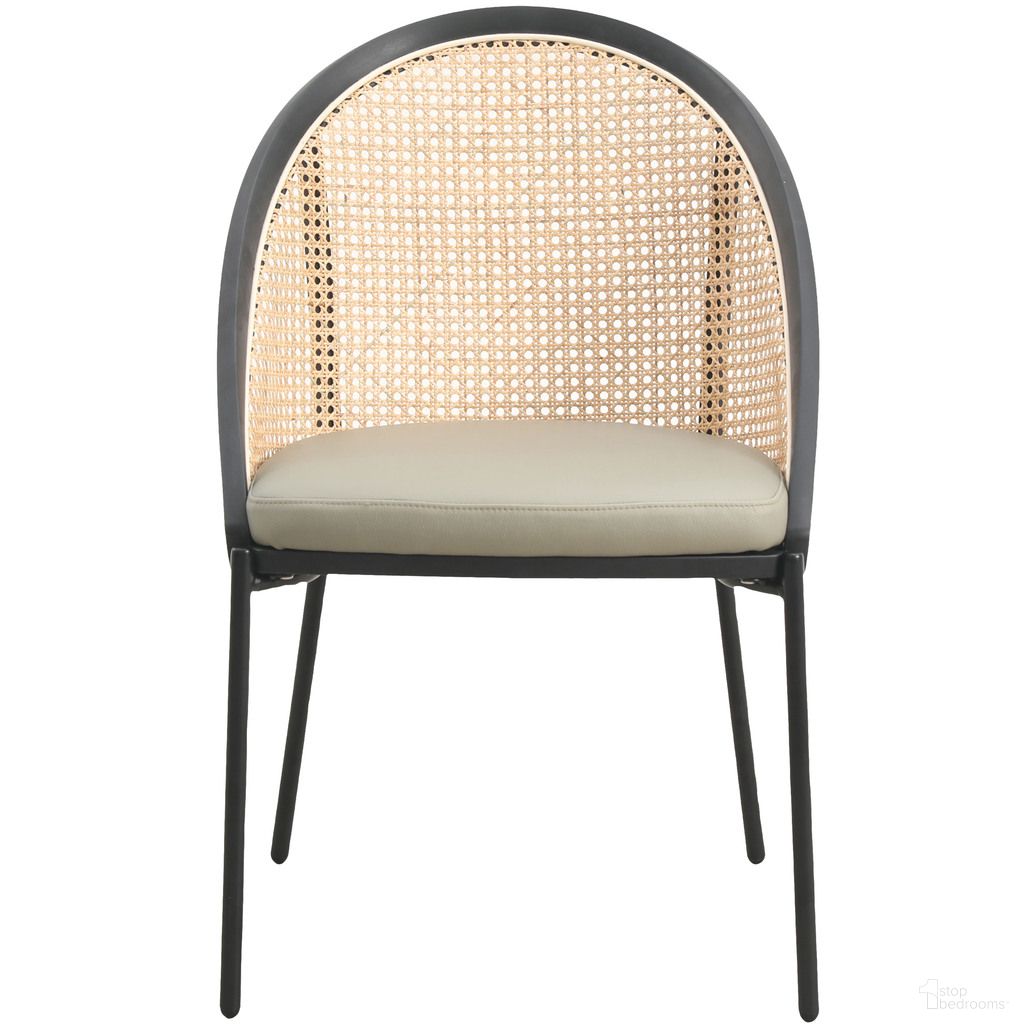 The appearance of Urbane Modern Dining Chair with Wicker back In Olive Green designed by LeisureMod in the modern / contemporary interior design. This olive green piece of furniture  was selected by 1StopBedrooms from Urbane Collection to add a touch of cosiness and style into your home. Sku: UC21WOG. Material: Vinyl. Chair Type: Side Chair.