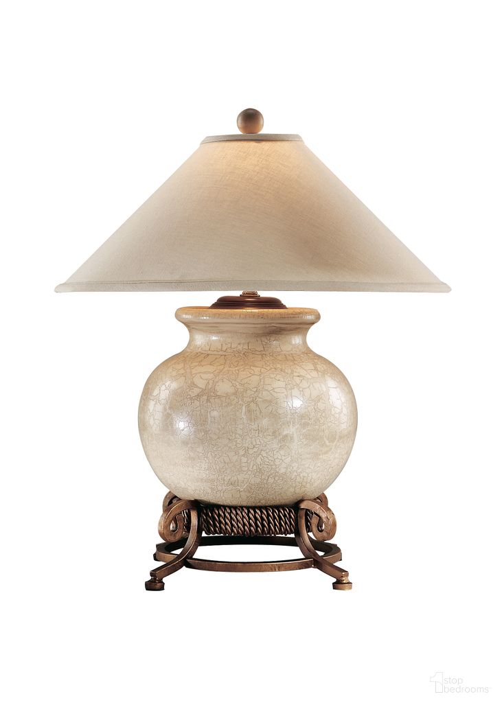 The appearance of Urn With Stand Lamp In White and Cream designed by Wildwood in the modern / contemporary interior design. This white/cream piece of furniture was selected by 1StopBedrooms from Wildwood Collection to add a touch of cosiness and style into your home. Sku: 10719. Material: Porcelain.