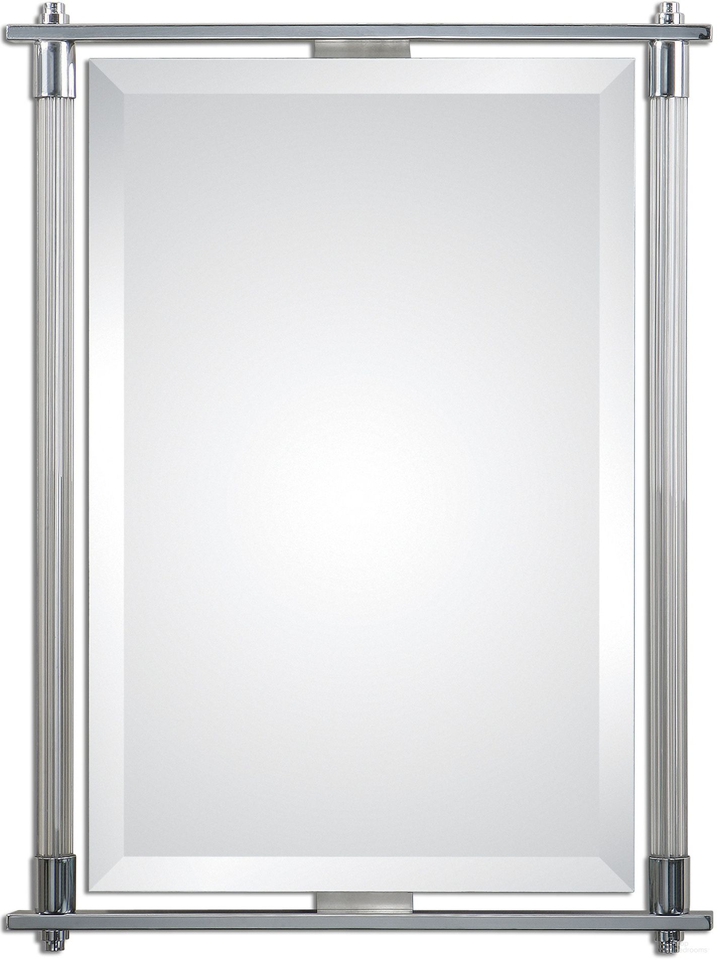 The appearance of Uttermost Adara Vanity Mirror designed by Uttermost in the modern / contemporary interior design. This silver piece of furniture was selected by 1StopBedrooms from Adara Collection to add a touch of cosiness and style into your home. Sku: 01127. Material: MDF.