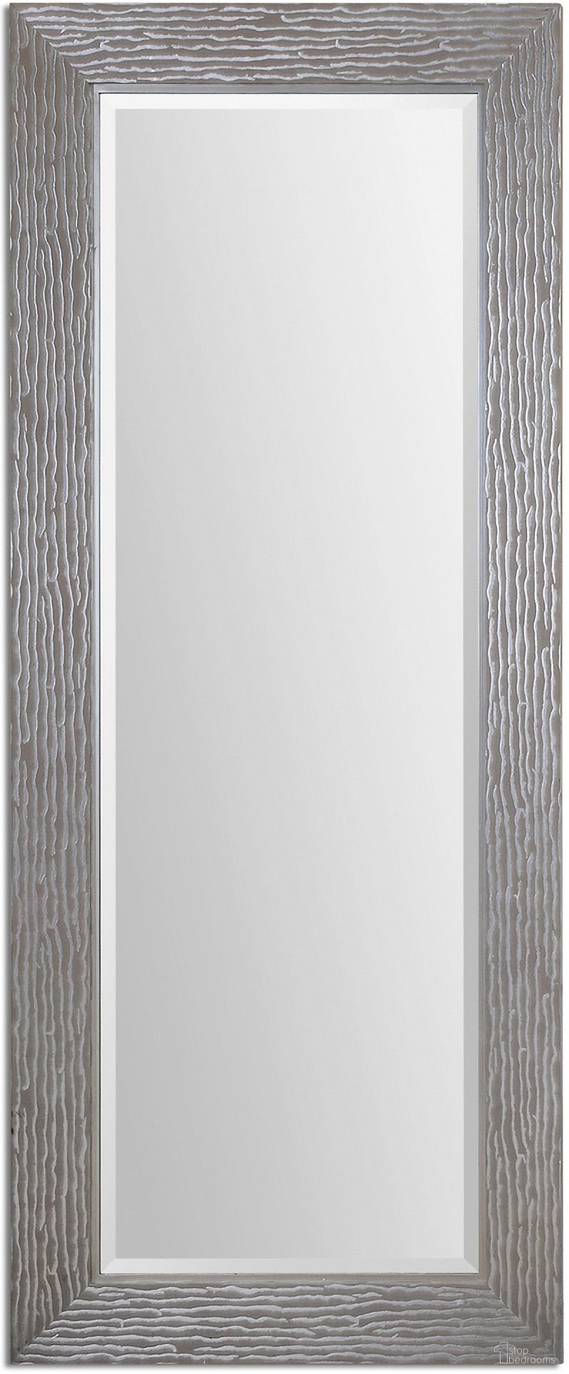 The appearance of Uttermost Amadeus Large Silver Mirror designed by Uttermost in the modern / contemporary interior design. This silver piece of furniture  was selected by 1StopBedrooms from Amadeus Collection to add a touch of cosiness and style into your home. Sku: 14474. Material: Wood.