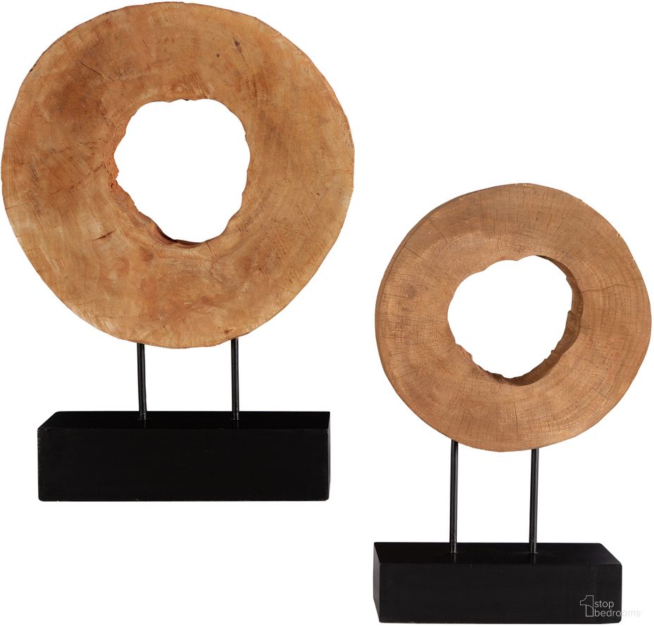 Uttermost Ashlea Wooden Sculptures Set Of 2