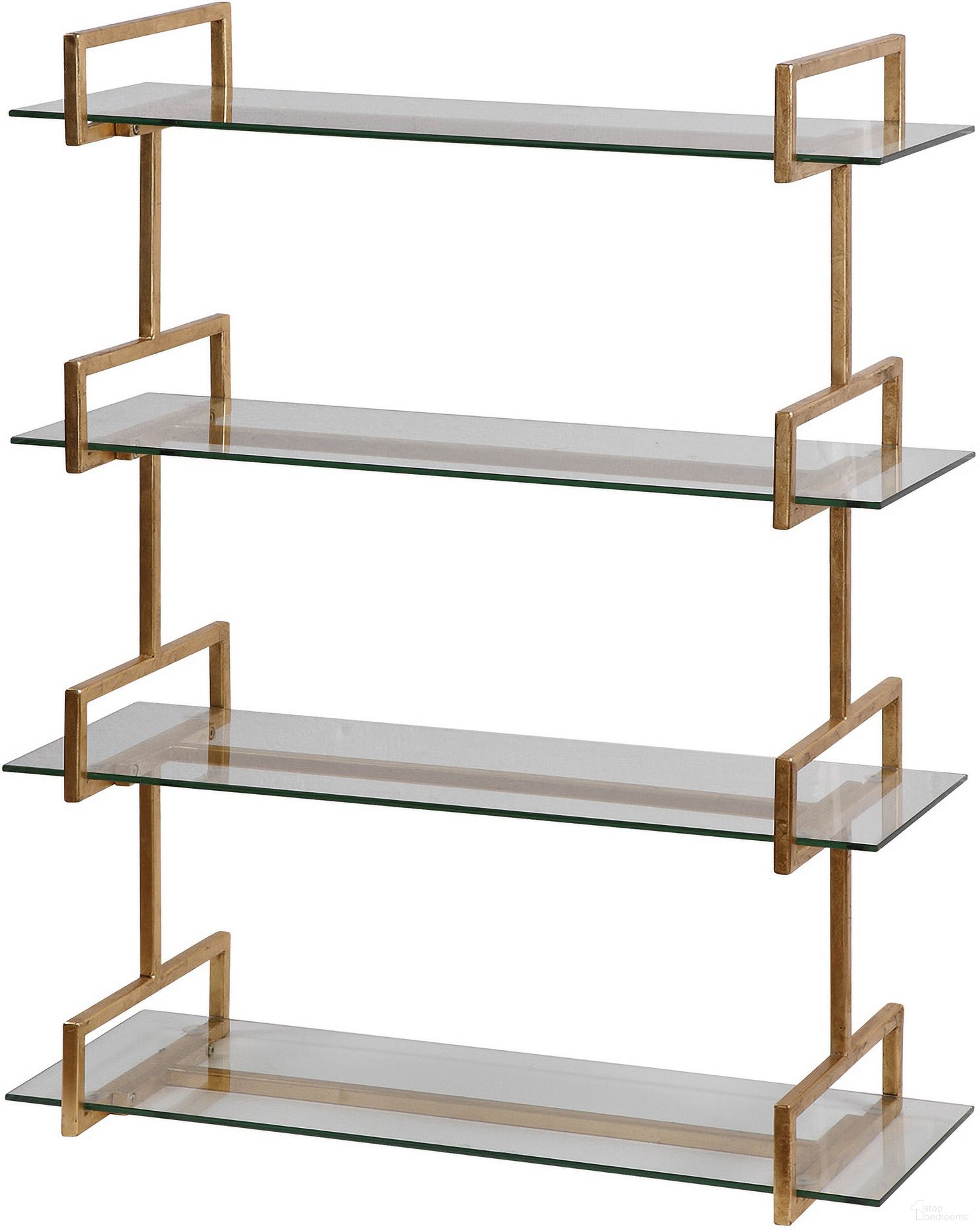 The appearance of Uttermost Auley Gold Wall Shelf designed by Uttermost in the modern / contemporary interior design. This gold piece of furniture was selected by 1StopBedrooms from Auley Collection to add a touch of cosiness and style into your home. Sku: 04038. Material: Iron.