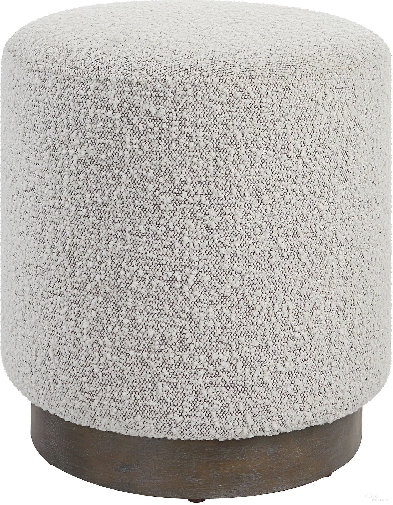 The appearance of Uttermost Avila Light Gray Ottoman designed by Uttermost in the modern / contemporary interior design. This gray piece of furniture was selected by 1StopBedrooms from Avila Collection to add a touch of cosiness and style into your home. Sku: 23665. Material: Boucle.