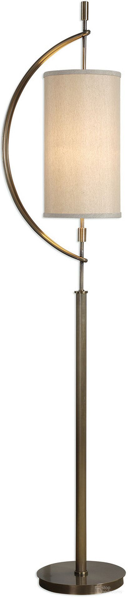 Uttermost Balaour Antique Brass Floor Lamp