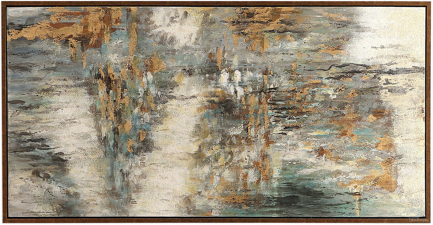 Uttermost Behind The Falls Abstract Art
