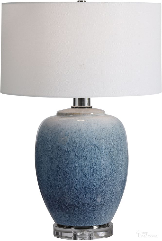 Uttermost Blue Waters Ceramic Table Lamp