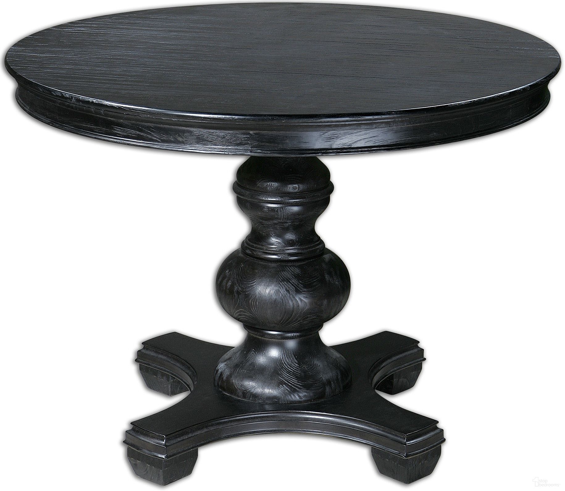 The appearance of Uttermost Brynmore Wood Grain Round Table designed by Uttermost in the traditional interior design. This natural piece of furniture  was selected by 1StopBedrooms from Brynmore Collection to add a touch of cosiness and style into your home. Sku: 24310. Material: MDF. Size: 42".