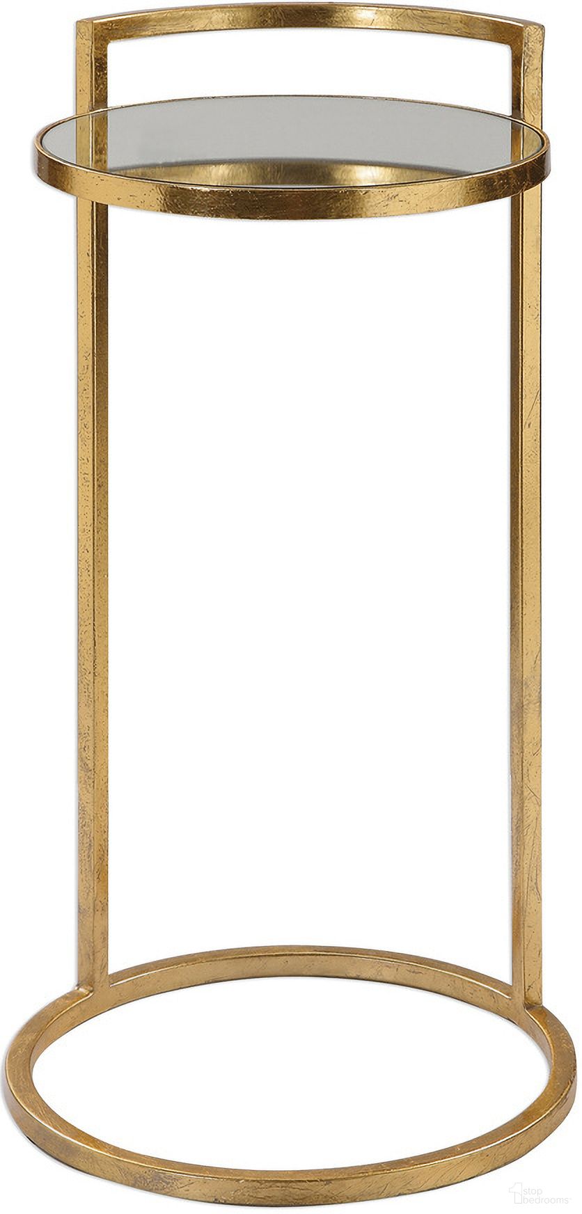 The appearance of Uttermost Cailin Gold Accent Table designed by Uttermost in the modern / contemporary interior design. This gold piece of furniture  was selected by 1StopBedrooms from Cailin Collection to add a touch of cosiness and style into your home. Sku: 24886. Material: MDF.