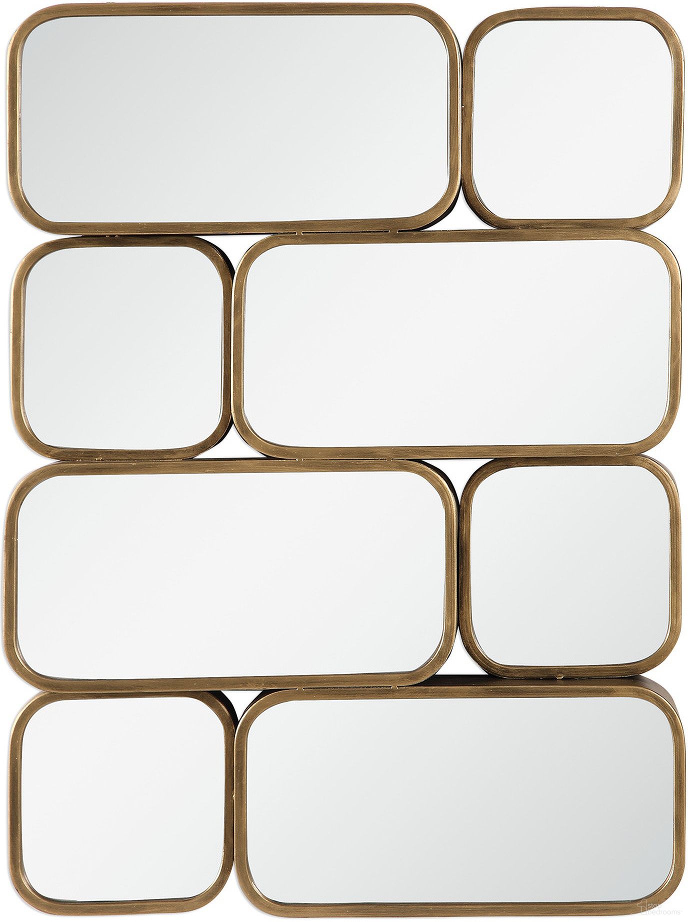 The appearance of Uttermost Canute Modern Gold Mirror designed by Uttermost in the modern / contemporary interior design. This gold piece of furniture  was selected by 1StopBedrooms from Canute Collection to add a touch of cosiness and style into your home. Sku: 09437. Material: MDF.