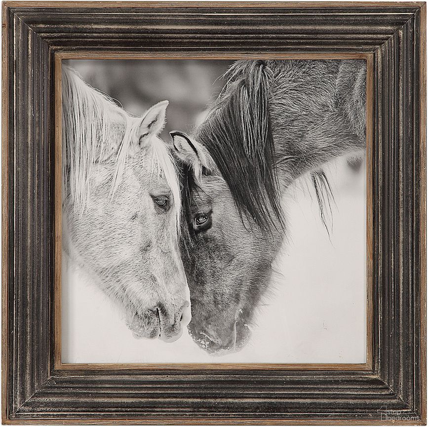 The appearance of Uttermost Custom Black And White Horses Print designed by Uttermost in the modern / contemporary interior design. This black piece of furniture was selected by 1StopBedrooms from Custom Black And White Horses Collection to add a touch of cosiness and style into your home. Sku: 51110. Material: MDF.