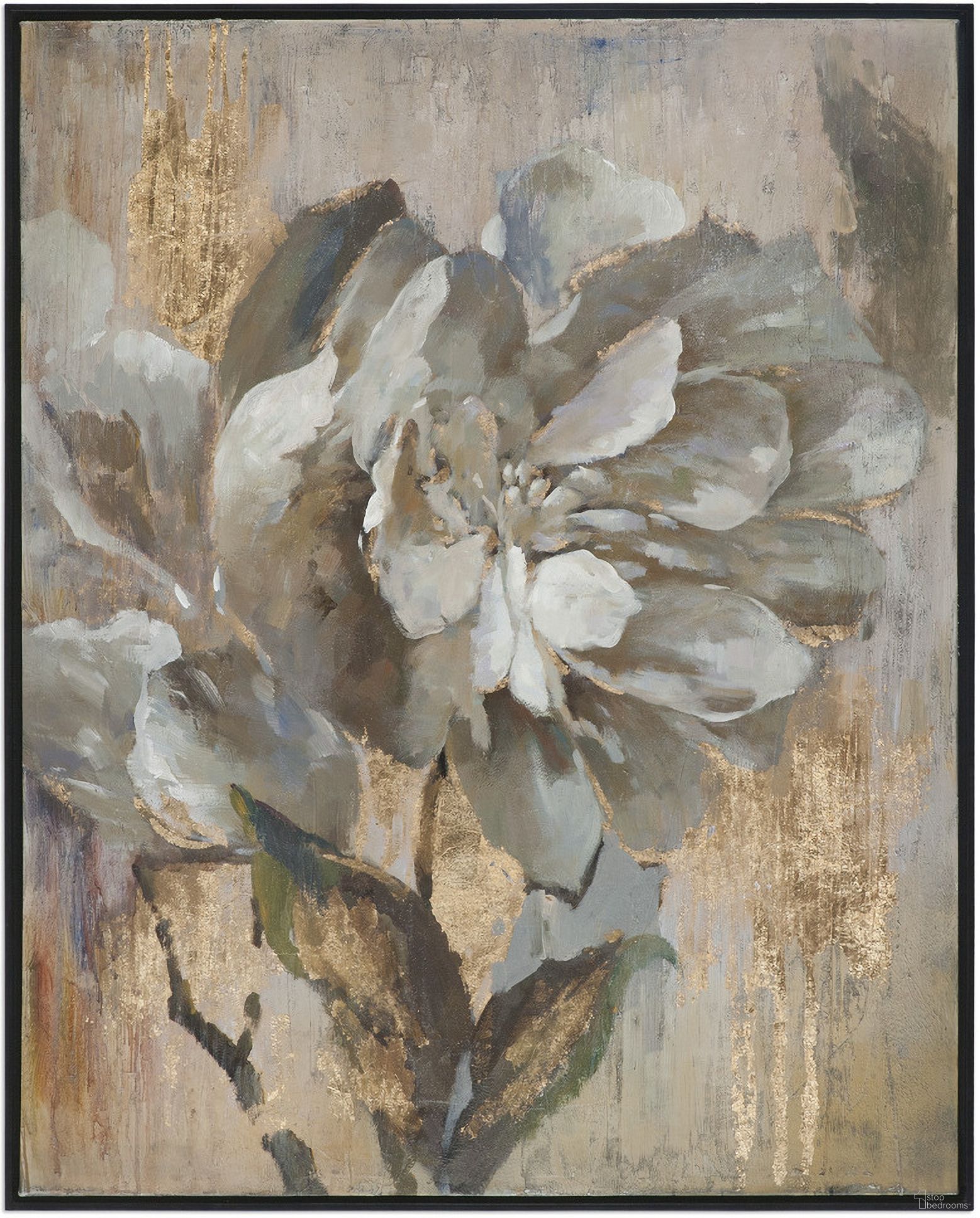 The appearance of Uttermost Dazzling Floral Art designed by Uttermost in the modern / contemporary interior design. This black piece of furniture was selected by 1StopBedrooms from Dazzling Collection to add a touch of cosiness and style into your home. Sku: 35330. Material: Canvas.