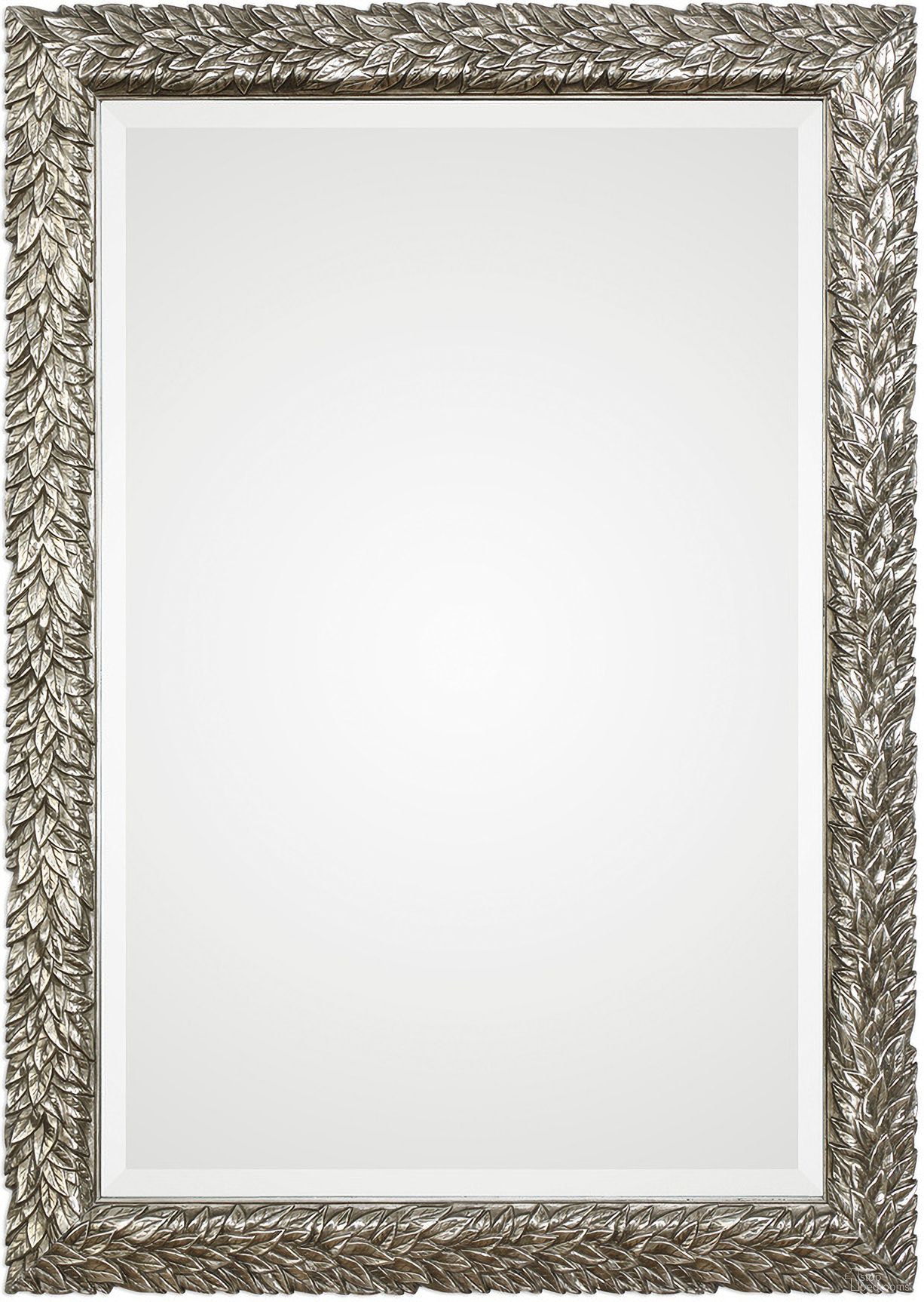The appearance of Uttermost Evelina Silver Leaves Mirror designed by Uttermost in the modern / contemporary interior design. This silver piece of furniture was selected by 1StopBedrooms from Evelina Collection to add a touch of cosiness and style into your home. Sku: 09359. Material: MDF.