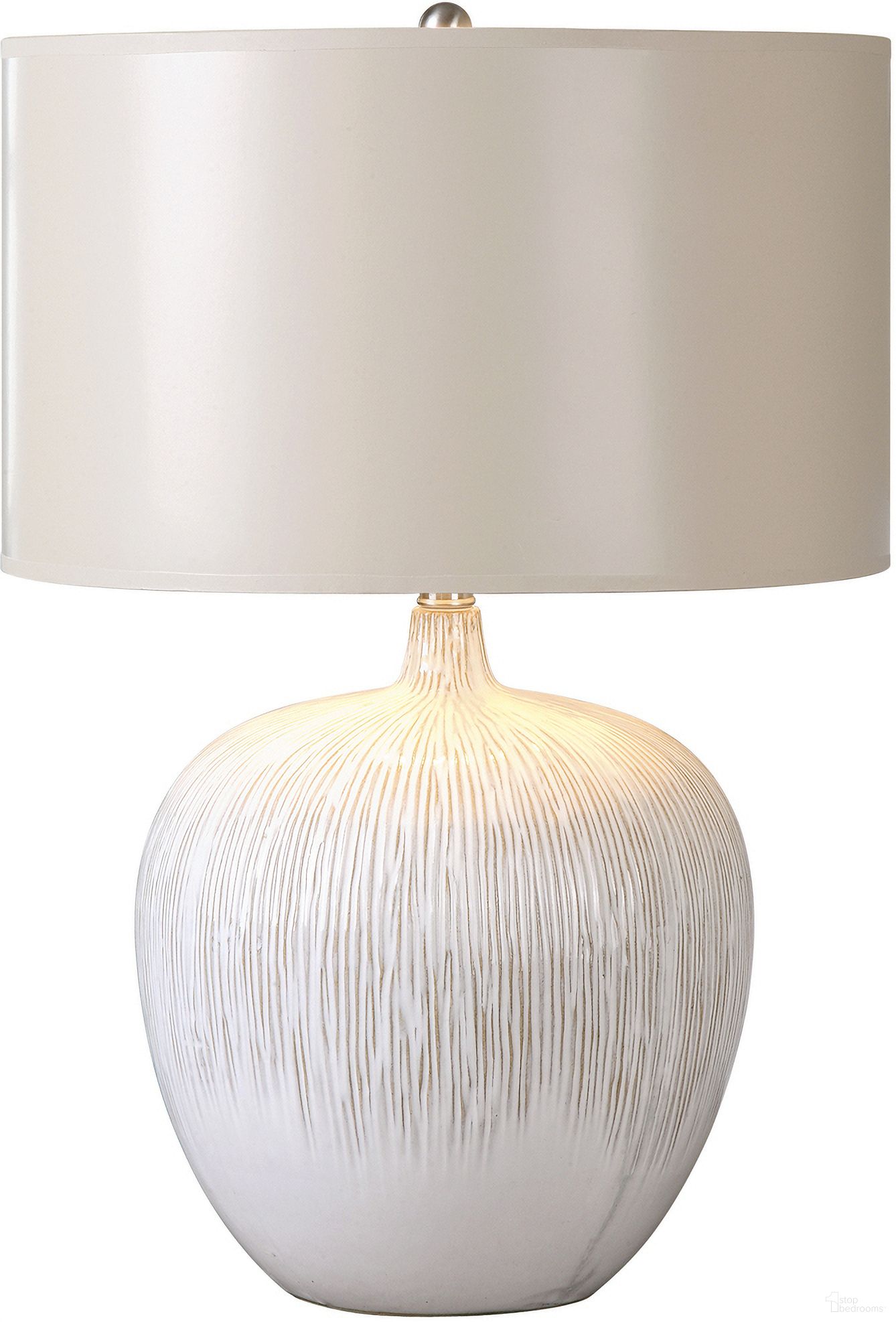The appearance of Uttermost Georgios Textured Ceramic Lamp designed by Uttermost in the modern / contemporary interior design. This aged ivory piece of furniture was selected by 1StopBedrooms from Georgios Collection to add a touch of cosiness and style into your home. Sku: 26194-1. Material: Metal.