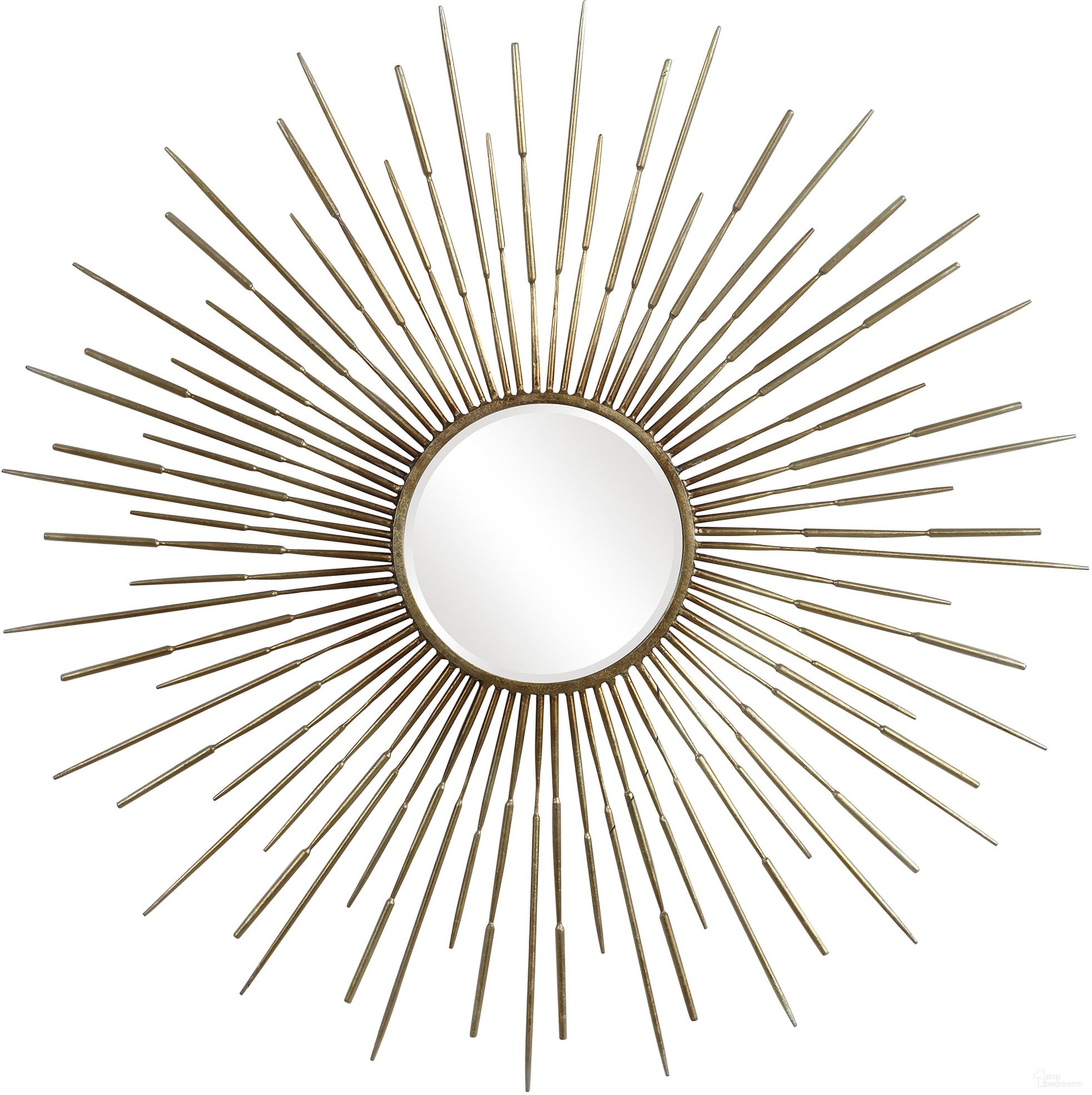 The appearance of Uttermost Golden Rays Starburst Mirror designed by Uttermost in the modern / contemporary interior design. This gold piece of furniture was selected by 1StopBedrooms from Golden Collection to add a touch of cosiness and style into your home. Sku: 09602. Material: MDF.