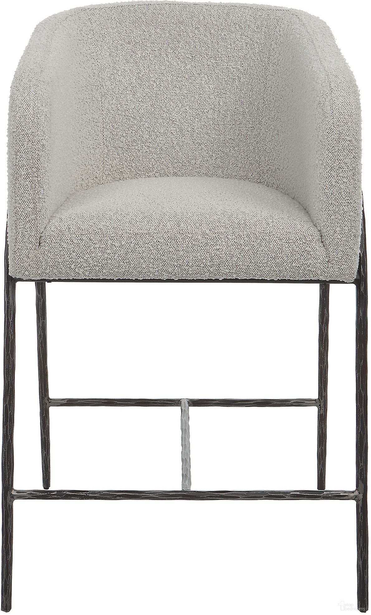 The appearance of Uttermost Jacobsen Gray 27 Inch Counter Stool designed by Uttermost in the modern / contemporary interior design. This grey piece of furniture  was selected by 1StopBedrooms from Jacobsen Collection to add a touch of cosiness and style into your home. Sku: 23737. Material: Steel.