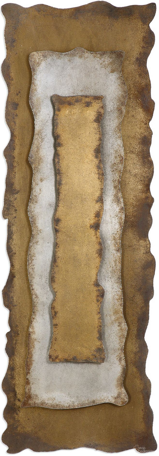 The appearance of Uttermost Jaymes Oxidized Panel designed by Uttermost in the modern / contemporary interior design. This bronze piece of furniture was selected by 1StopBedrooms from Jaymes Collection to add a touch of cosiness and style into your home. Sku: 04127. Material: Metal.