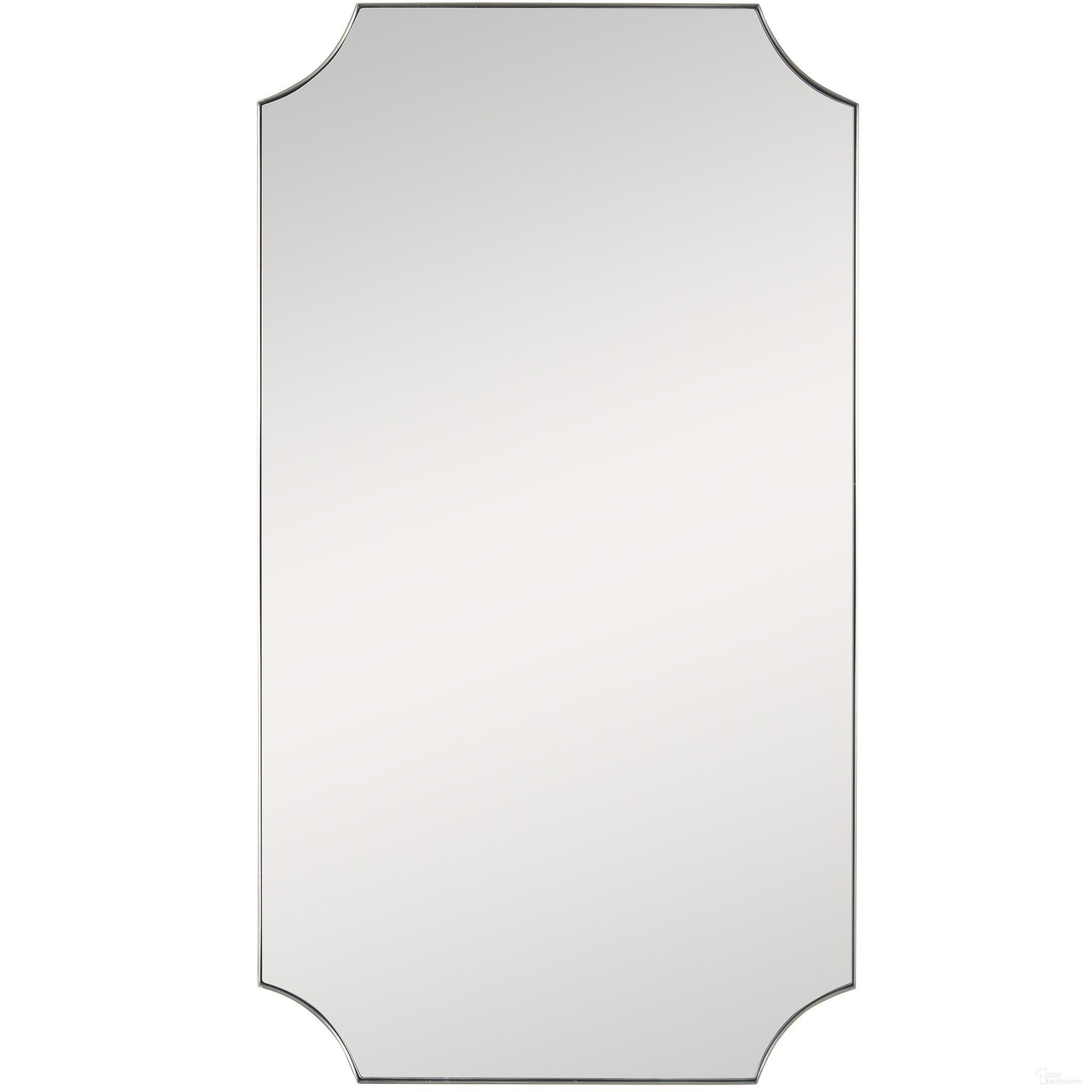 The appearance of Uttermost Lennox Brass Scalloped Corner Mirror designed by Uttermost in the transitional interior design. This brass piece of furniture was selected by 1StopBedrooms from Lennox Collection to add a touch of cosiness and style into your home. Sku: 09727. Material: MDF.